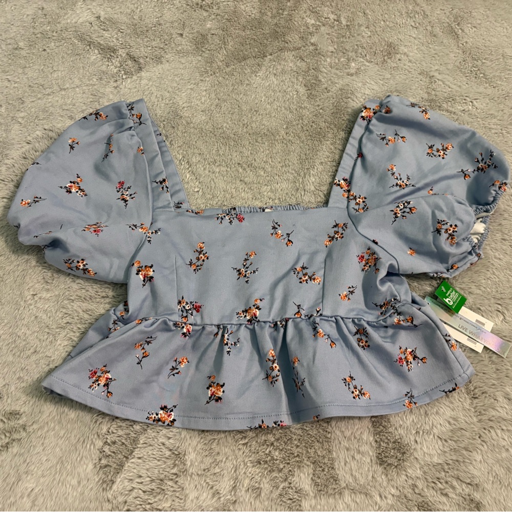 Tinsel Town Floral Crop Top